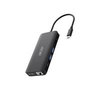 Dock Acer 12 in 1 USB-C HDMI DP RJ45 Nero 100W