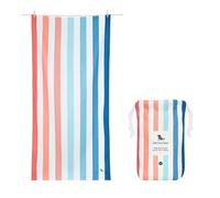 Dock & Bay Telo Mare - Asciugatura Rapida, Senza Sabbia - Compatto, Leggero - Materiali Riciclati al 100% - Include Custodia - Summer - Sand to Sea, Large (160x90cm, 63x35)