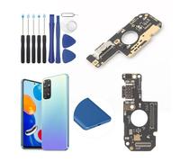 Dock Connettore di Ricarica per Xiaomi Redmi Note 11/ Note 11S Dock Connettore Charging Flex per Poco M4 Pro 4G Presa di Ricarica Cavo Flex con Strumenti