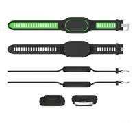 Dock da polso in silicone per Samsung Galaxy SmartTag 2 che offre compatibilità impermeabile e attenuazione delle cadute (verde (Q116))
