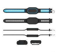 Dock da polso in silicone per Samsung Galaxy SmartTag 2 che offre compatibilità impermeabile e attenuazione delle cadute (verde (blu (Q116))