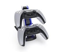 Dock del caricatore del regolatore per PS5, culla della stazione del supporto di caricamento doppio di gioco il joystick del Gamepad del regolatore di per Sony Playstation 5