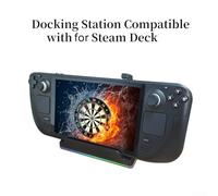 Dock di espansione multi dispositivo 5in1 per Steam Deck e per ROG che offre un'uscita video 4K a 60Hz per migliorare la visualizzazione e la connettività di gioco