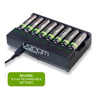 Batterie ricaricabili Venom AA AAA e dock di ricarica: capacità elevata e...