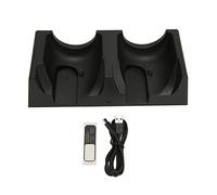 Dock di ricarica doppio VR per 2, stazione di ricarica VR ABS con modalità di ricarica rapida, base di ricarica 2 in 1 con chip intelligente e indicatore luminoso, design compatto per più sviluppatori