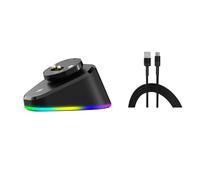 Dock di ricarica per mouse wireless, doppia porta USB, per Logitech/per mouse da gioco Razer