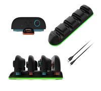 Dock di Ricarica per Nintendo Switch 2 Joy-Con Controller, Stazione di Ricarica Adattatore Accessori Caricatore alimentatore per 4 Joy-cons