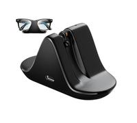 Dock di ricarica per occhiali, supporto con indicatore di ricarica, accessorio elettronico da viaggio efficiente per adulti, compagno affidabile per pendolari, vacanze, vacanze e uso quotidiano