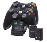 Venom Xbox 360 Doppio di Ricarica Dock Con 2 Ricaricabile Pacco Batterie -