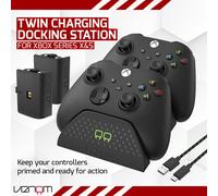 Dock di ricarica doppio per Xbox Series X / S con batterie ricaricabili - Nero