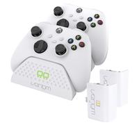 Dock di ricarica doppio per Xbox Series X / S con batterie ricaricabili - Bianco