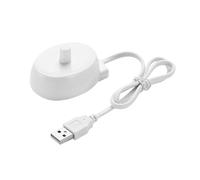 Dock for caricabatterie da viaggio USB 3757 Base di ricarica for spazzolino elettrico, compatibile con Braun, supporto di ricarica for spazzolino Oral B Series D12 D20 D16
