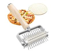 Dock per pasta per pizza, rullo per pasticceria con punte in acciaio inox per pizza fatto in casa che impedisce alla pasta di vesciche, accessori commerciali per la produzione di pizza