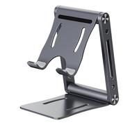 Dock per telefono Supporto da tavolo pieghevole Supporto regolabile in altezza Supporto mobile in metallo