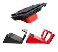 Dock piatto per Switch 2 Supporto angolato per piccoli armadi Controller di gioco e ricarica Stazione base (nero)