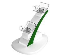 Dock station di ricarica a doppio controller, supporto di ricarica rapida per accessori da gioco, design compatto ed efficiente della maniglia per un gioco organizzato