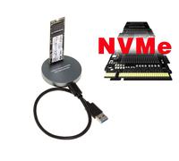 KALEA-INFORMATIQUE Docking station USB per SSD M2 NGFF NVMe PCIe. Dock con collegamento USB3.2 Gen2 10GB