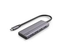 Dock USB C, docking station per laptop, adattatore hub in alluminio di tipo C con 4 porte USB 3.2 per MacBook Pro 2017-2020, Surface 7-9, ChromeBook, XPS, EliteBOOK840/754 e altri