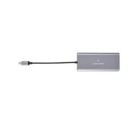 Dock USB-C Kramer KDock-2 Ethernet HDMI SD USB-C 100 W Nero Argento