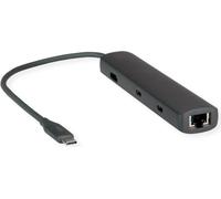 Roline Docking station USB-C – HDMI 8K30, USB 3.2 Gen2 (A+C), PD, 2.5 GbE LAN