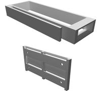 Dock Wall Mount with Hanger Compatible with OWC Thunderbolt 3 - Easy Access