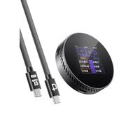 DOCKCASE Case SSD NVMe M.2 Magnetico, USB-C 10Gbps USB 3.2, 100W PD, Protezione da Perdita di Alimentazione in 3s, Compatibile con NVMe 2230/2242, iPhone 16/15 Pro Max ProRes