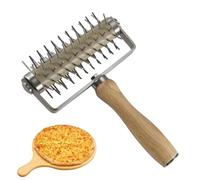 Docker Di Pasta Per Pizza - Rotolo Di Prevenzione Della Bolla Strumento Di Preparazione Della Pizza A Punta | Rullo Di Ormeggio Di Pasta Efficace Con Manico Robusto, Strumento Da Cucina Per Una Base