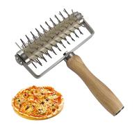Docker per impasto per pizza - Mattarello a punta per pasticceria | Strumento da cucina per risparmiare per prevenire le vesciche per una perfetta crosta croccante per cuocere crosta croccante