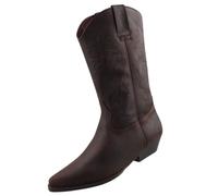 Dockers by Gerli 43bl001 - Stivali western Uomo, Marrone (Dunkelbraun 380), 43 EU