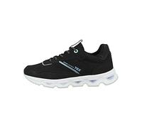 Dockers by Gerli, 49YV201 Sneaker Donna, Black Light Green, 36.5 EU