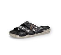 Dockers by Gerli Sandals Uomo Infradito Nero EU42 Pelle, Suola in Gomma