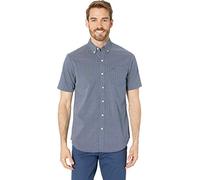 Dockers - Camicia da uomo a maniche corte con bottoni - Blu - XL