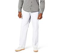 Dockers Men's Classic Fit Signature Khaki Lux Cotton Stretch Pants D3, Paper White, 33W x 32L