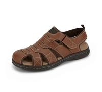 DOCKERS Mens Searose Outdoor Sport Fisherman Sandal Shoe, Rust, 14 M