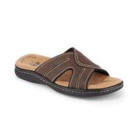 DOCKERS Men's Sunland Slide Sandal, Marrone scuro, 9 UK Wide