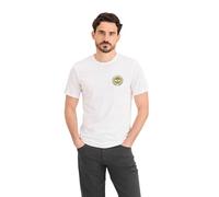 Dockers Men's Tees Graphic Tee, Crest Logo Lucent White (Avocado), XS