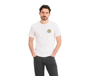 Dockers Men's Tees Graphic Tee, Crest Logo Lucent White (Avocado), XS