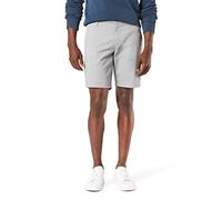 Dockers Pantaloncini da Uomo Ultimate Straight Fit Supreme Flex (Standard e Grande e Alto), Grigio Lamina, 33