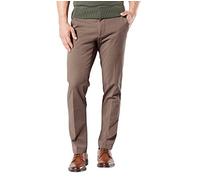 Dockers Pantaloni da Uomo Dritti Workday Khaki Smart 360 Flex (Regular e Big & Tall), Ciottoli Scuri, 38W x 34L