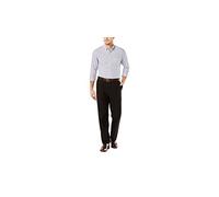 Dockers Pantaloni da Uomo in Cotone Elasticizzato, vestibilità Classica, plissettati (Regolari e Grandi e Alti), Nero, 44W x 32L