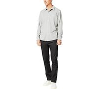 Dockers Signature Khaki Slim Fit Pants Pantaloni, Black, 33W / 36L Uomo