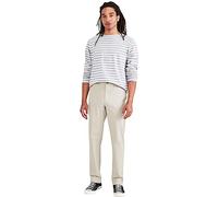 Dockers Smart 360 Flex Chino Slim Casual Pants, Beige (Sahara Khaki), 34W / 30L Uomo