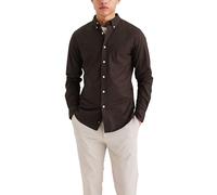 Dockers Stretch Oxford Shirt, Camicia Uomo, Rosso (Mole), M