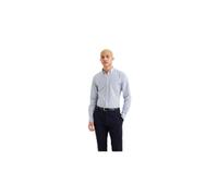 Dockers Maglietta da Uomo Stretch Oxford Slim, Plateau Blue Fin, M