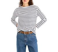 Dockers tè da Donna Boatneck, Navy Blazer Stripe, S