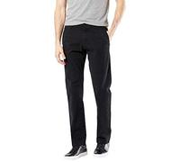 Dockers Ultimate 360 Chino Slim Pantaloni, Nero, 33 W/36 L Uomo