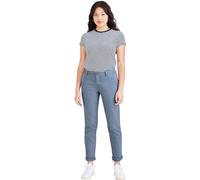 Dockers Weekend Chino Slim, Pantaloni Donna, Blue Fusion, 28 Extra Lungo