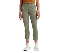 Dockers Weekend Regular Slim Ankle Fit Chino Pants Verde 32 / L Donna