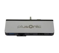 ALLNET PSUC0165 USB 3.2 Gen 1 (3.1 Gen 1) Type-C Argento 3.5mm HDMI RJ-45 USB