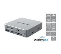 Docking Conceptronic DONN25G USB Type-C 3.2 Gen 2 100 W HDMI 4K Plata